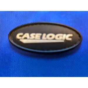 Case Logic CD Player Blue & Gray Carrying Case W/3-Pockets & Adjustable strap